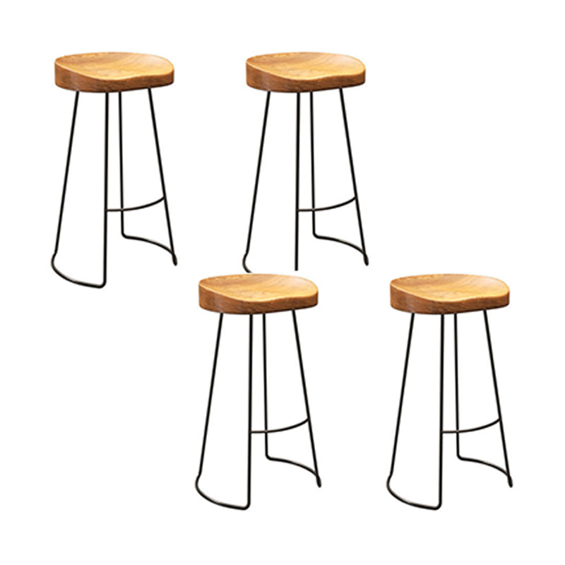 1/4/5-teiliges modernes Tischset, rechteckiger Bartisch aus Holz mit rückenfreien Hockern