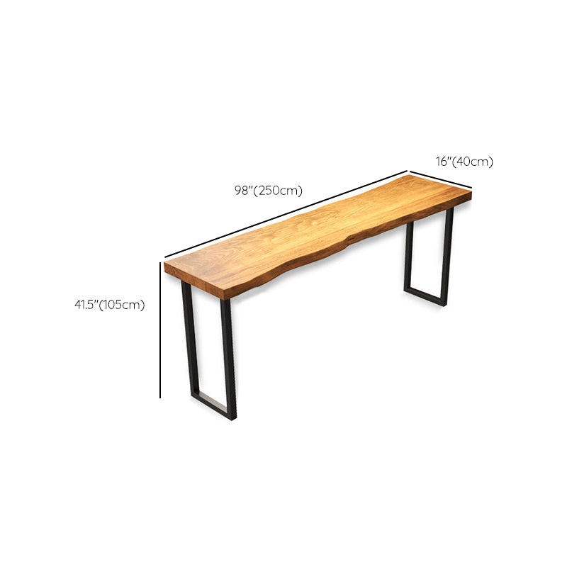 1/4/5-teiliges modernes Tischset, rechteckiger Bartisch aus Holz mit rückenfreien Hockern