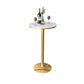 Metal Contemporary Pub Table Set 1/2/3/4 Pieces Bar Set with Upholstered Stools