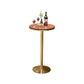 Metal Contemporary Pub Table Set 1/2/3/4 Pieces Bar Set with Upholstered Stools