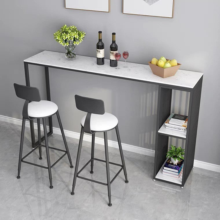 Industrial Bar Table and Stools 1/2/3 Pieces Bar Stool and Table Set