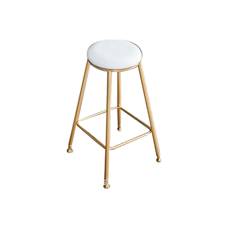 Glam Bar Table Set 1/3 Pieces Rectangle Wood Counter Table with Stools White 30"H Stool (Single) Clearhalo 'Bar Furniture' 'furn' 'furn_home_bar_bar_sets' 'Furniture' 'Home Bars & Bar Sets' 'home_bar_bar_sets' 'Kitchen & Dining Furniture' 6222840