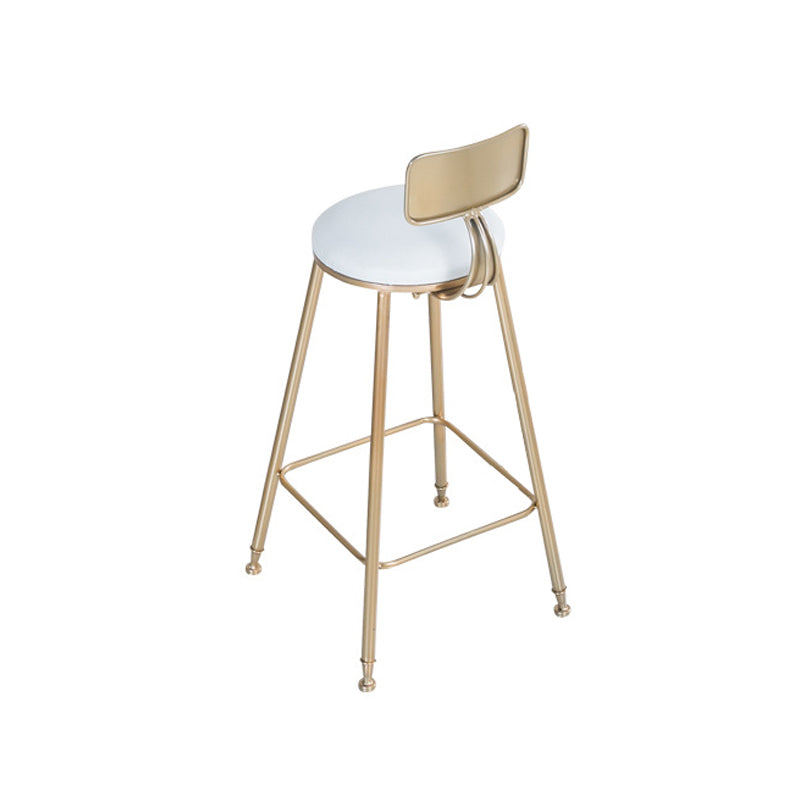 Glam Bar Table Set 1/3 Pieces Rectangle Wood Counter Table with Stools Gold 30"H Stool (Single) Clearhalo 'Bar Furniture' 'furn' 'furn_home_bar_bar_sets' 'Furniture' 'Home Bars & Bar Sets' 'home_bar_bar_sets' 'Kitchen & Dining Furniture' 6222848
