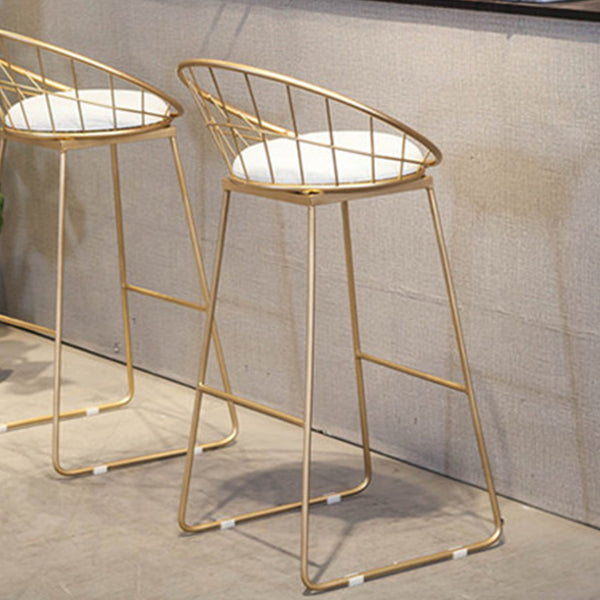 Industrial Round Pub Table Set 1/3 Pieces White and Gold Bar Table Set