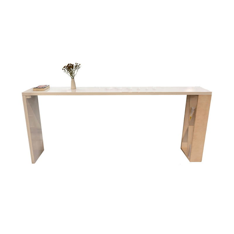 White Table and Stool Set 1/2/3 Pieces Modern Bar Table and Stools Clearhalo 'Bar Furniture' 'furn' 'furn_home_bar_bar_sets' 'Furniture' 'Home Bars & Bar Sets' 'home_bar_bar_sets' 'Kitchen & Dining Furniture' 6222882