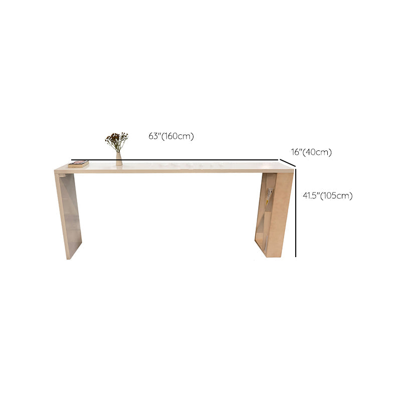 White Table and Stool Set 1/2/3 Pieces Modern Bar Table and Stools Clearhalo 'Bar Furniture' 'furn' 'furn_home_bar_bar_sets' 'Furniture' 'Home Bars & Bar Sets' 'home_bar_bar_sets' 'Kitchen & Dining Furniture' 6222890
