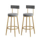 Industrial Style Bar Table Set 1/3 Pieces Stone Fixed Counter Table Set Grey 30"H Stools (Set of 2) Clearhalo 'Bar Furniture' 'furn' 'furn_home_bar_bar_sets' 'Furniture' 'Home Bars & Bar Sets' 'home_bar_bar_sets' 'Kitchen & Dining Furniture' 6222900