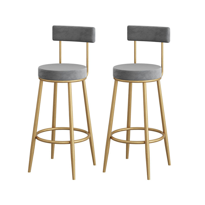 Industrial Style Bar Table Set 1/3 Pieces Stone Fixed Counter Table Set Grey 30"H Stools (Set of 2) Clearhalo 'Bar Furniture' 'furn' 'furn_home_bar_bar_sets' 'Furniture' 'Home Bars & Bar Sets' 'home_bar_bar_sets' 'Kitchen & Dining Furniture' 6222900