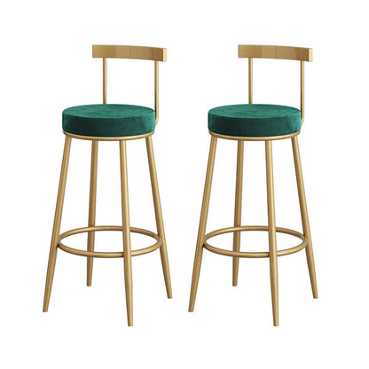 Industrial Style Bar Table Set 1/3 Pieces Stone Fixed Counter Table Set Gold 30"H Stools (Set of 2) Clearhalo 'Bar Furniture' 'furn' 'furn_home_bar_bar_sets' 'Furniture' 'Home Bars & Bar Sets' 'home_bar_bar_sets' 'Kitchen & Dining Furniture' 6222905