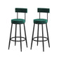 Industrial Style Bar Table Set 1/3 Pieces Stone Fixed Counter Table Set Light-Green 30"H Stools (Set of 2) Clearhalo 'Bar Furniture' 'furn' 'furn_home_bar_bar_sets' 'Furniture' 'Home Bars & Bar Sets' 'home_bar_bar_sets' 'Kitchen & Dining Furniture' 6222906