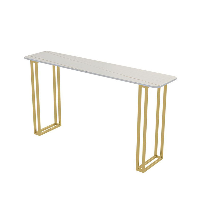 Glam Style Bar Table Set 1/4/7 Pieces Stone Rectangle Counter Table Set for Dining Room Clearhalo 'Bar Furniture' 'furn' 'furn_home_bar_bar_sets' 'Furniture' 'Home Bars & Bar Sets' 'home_bar_bar_sets' 'Kitchen & Dining Furniture' 6222920
