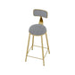 Glam Style Bar Table Set 1/4/7 Pieces Stone Rectangle Counter Table Set for Dining Room Grey 30"H Stool (Single) Clearhalo 'Bar Furniture' 'furn' 'furn_home_bar_bar_sets' 'Furniture' 'Home Bars & Bar Sets' 'home_bar_bar_sets' 'Kitchen & Dining Furniture' 6222921