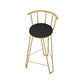 Glam Style Bar Table Set 1/4/7 Pieces Stone Rectangle Counter Table Set for Dining Room Gold 30"H Stool (Single) Clearhalo 'Bar Furniture' 'furn' 'furn_home_bar_bar_sets' 'Furniture' 'Home Bars & Bar Sets' 'home_bar_bar_sets' 'Kitchen & Dining Furniture' 6222923