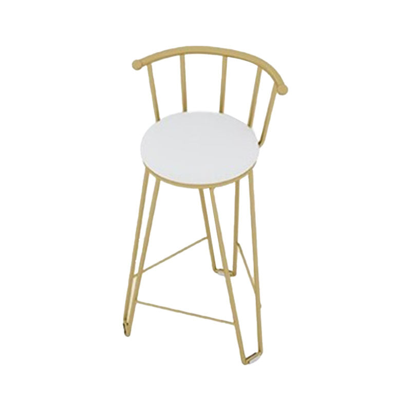 Glam Style Bar Table Set 1/4/7 Pieces Stone Rectangle Counter Table Set for Dining Room White 30"H Stool (Single) Clearhalo 'Bar Furniture' 'furn' 'furn_home_bar_bar_sets' 'Furniture' 'Home Bars & Bar Sets' 'home_bar_bar_sets' 'Kitchen & Dining Furniture' 6222925