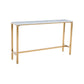 Glam Rectangle Bar Table Set 1/4/7 Pieces Faux Marble Fixed Counter Table Set Clearhalo 'Bar Furniture' 'furn' 'furn_home_bar_bar_sets' 'Furniture' 'Home Bars & Bar Sets' 'home_bar_bar_sets' 'Kitchen & Dining Furniture' 6222983