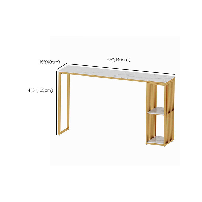 Rechteckiger Bartisch und Hocker Glam 1/2/3-teiliges Pub-Set in Thekenhöhe