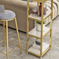 Glam Bar Stool and Table Set 1/2/3 Pieces Pub Table Set for Dining Room Clearhalo 'Bar Furniture' 'furn' 'furn_home_bar_bar_sets' 'Furniture' 'Home Bars & Bar Sets' 'home_bar_bar_sets' 'Kitchen & Dining Furniture' 6223104