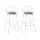 Industrial Bar Table Set 1/2/4/7 Pieces Solid Wood Counter Table Set for Indoor Grey 30"H Stools (Set of 2) Clearhalo 'Bar Furniture' 'furn' 'furn_home_bar_bar_sets' 'Furniture' 'Home Bars & Bar Sets' 'home_bar_bar_sets' 'Kitchen & Dining Furniture' 6223116