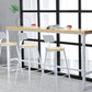 Industrial Bar Table Set 1/2/4/7 Pieces Solid Wood Counter Table Set for Indoor Clearhalo 'Bar Furniture' 'furn' 'furn_home_bar_bar_sets' 'Furniture' 'Home Bars & Bar Sets' 'home_bar_bar_sets' 'Kitchen & Dining Furniture' 6223120