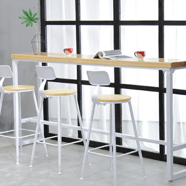 Industrial Bar Table Set 1/2/4/7 Pieces Solid Wood Counter Table Set for Indoor Clearhalo 'Bar Furniture' 'furn' 'furn_home_bar_bar_sets' 'Furniture' 'Home Bars & Bar Sets' 'home_bar_bar_sets' 'Kitchen & Dining Furniture' 6223120
