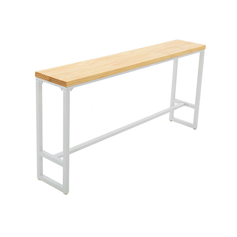 Industrial Bar Table Set 1/2/4/7 Pieces Solid Wood Counter Table Set for Indoor Wood 118"L x 16"W Clearhalo 'Bar Furniture' 'furn' 'furn_home_bar_bar_sets' 'Furniture' 'Home Bars & Bar Sets' 'home_bar_bar_sets' 'Kitchen & Dining Furniture' 6223122