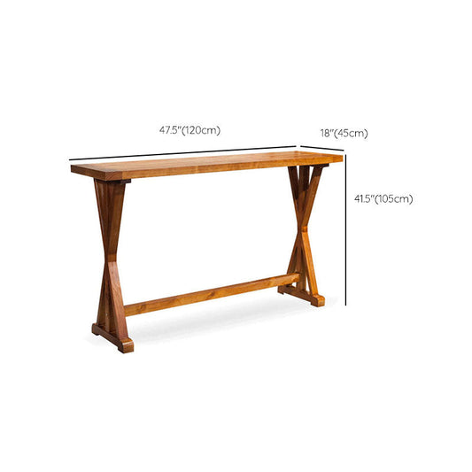 Set di tavoli da bar moderna 1/2/4/7 pezzi Contromarcia in legno massiccio con sgabelli senza schienale