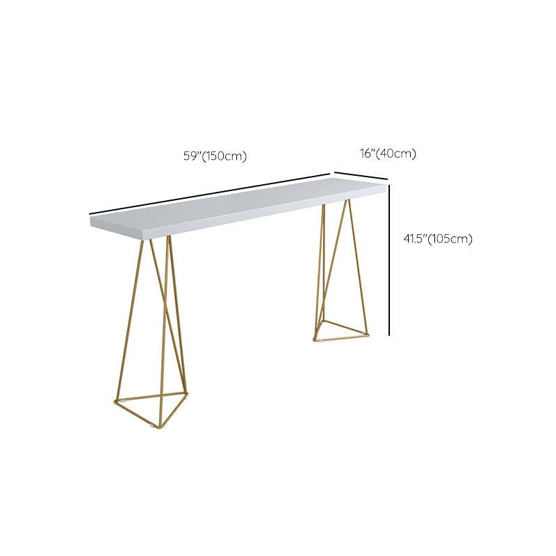 Solid Wood Bar Stool and Table Rectangular 1/3 Pieces Pub Table Set Clearhalo 'Bar Furniture' 'furn' 'furn_home_bar_bar_sets' 'Furniture' 'Home Bars & Bar Sets' 'home_bar_bar_sets' 'Kitchen & Dining Furniture' 6223172