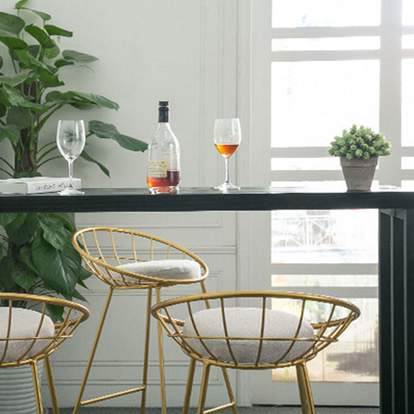 Industrial Table and Stool 1/4 Pieces Solid Wood Pub Table Set Clearhalo 'Bar Furniture' 'furn' 'furn_home_bar_bar_sets' 'Furniture' 'Home Bars & Bar Sets' 'home_bar_bar_sets' 'Kitchen & Dining Furniture' 6223179
