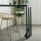 Industrial Table and Stool 1/4 Pieces Solid Wood Pub Table Set Clearhalo 'Bar Furniture' 'furn' 'furn_home_bar_bar_sets' 'Furniture' 'Home Bars & Bar Sets' 'home_bar_bar_sets' 'Kitchen & Dining Furniture' 6223180
