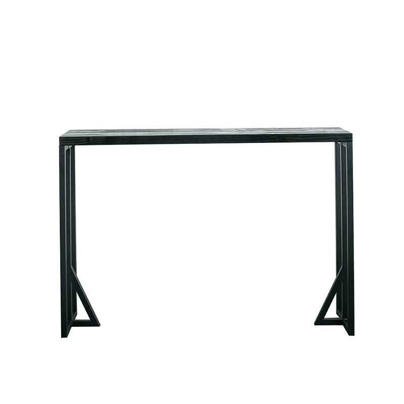 Industrial Table and Stool 1/4 Pieces Solid Wood Pub Table Set Clearhalo 'Bar Furniture' 'furn' 'furn_home_bar_bar_sets' 'Furniture' 'Home Bars & Bar Sets' 'home_bar_bar_sets' 'Kitchen & Dining Furniture' 6223181