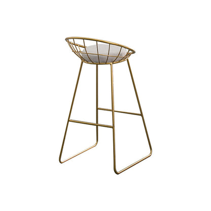 Industrial Table and Stool 1/4 Pieces Solid Wood Pub Table Set Gold 30"H Stool (Single) Clearhalo 'Bar Furniture' 'furn' 'furn_home_bar_bar_sets' 'Furniture' 'Home Bars & Bar Sets' 'home_bar_bar_sets' 'Kitchen & Dining Furniture' 6223184