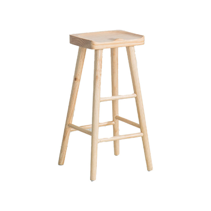 Mesa de bar fija estilo Glam, juego de mostrador rectangular de madera maciza de 1/3 piezas