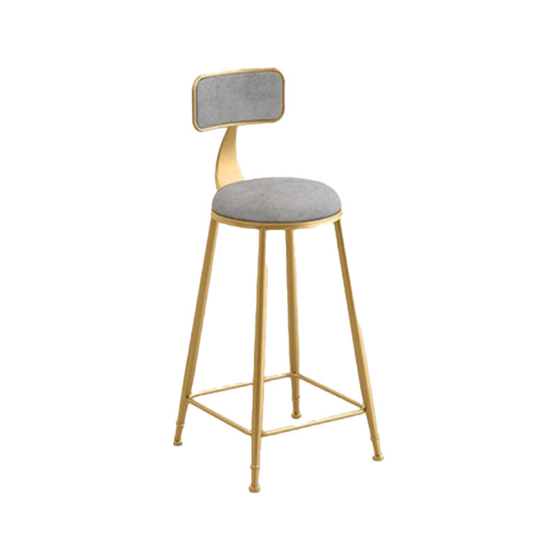 Glam Style Bar Table Set 1/5 Pieces Rectangle Faux Marble Counter Table Grey 30"H Stool (Single) Clearhalo 'Bar Furniture' 'furn' 'furn_home_bar_bar_sets' 'Furniture' 'Home Bars & Bar Sets' 'home_bar_bar_sets' 'Kitchen & Dining Furniture' 6223228