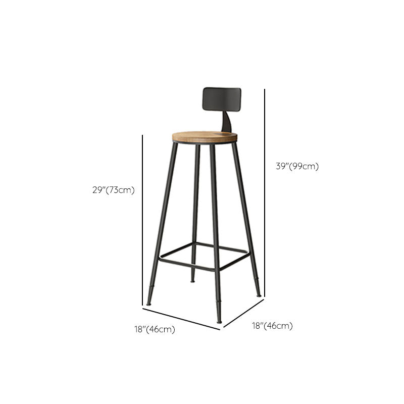 Tavolo da bar in stile industriale Set da bancone in legno massello rettangolare da 1/7 pezzi