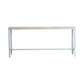 Modern Style Bar Table 1/5 Pieces Rectangle Solid Wood Counter Set