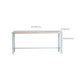 Modern Style Bar Table 1/5 Pieces Rectangle Solid Wood Counter Set