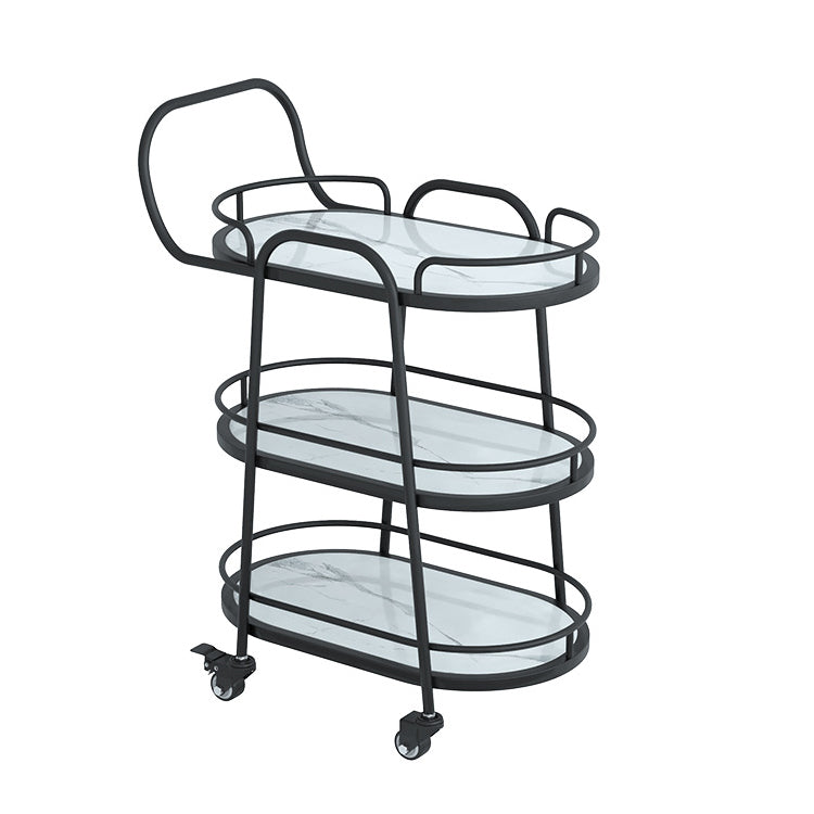 33,46 "tavolo da preparazione ovale in stile contemporaneo alto tavolo da preparazione in metallo per cucina