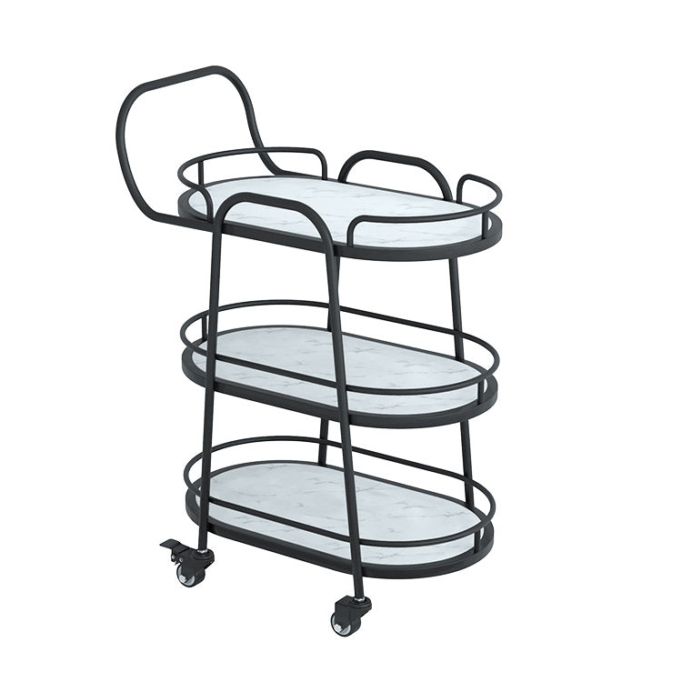 33,46 "tavolo da preparazione ovale in stile contemporaneo alto tavolo da preparazione in metallo per cucina