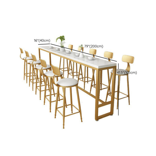 Tavolo da bar di base di cavalletto tradizionale tavolo da bar in legno massiccio di lusso