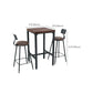 Brown Solid Wood Bar Table Industrial Dining Table for Kitchen Living Room Clearhalo 'Bar Furniture' 'Bar Tables' 'bar_tables' 'furn' 'furn_bar_tables' 'Furniture' 'Kitchen & Dining Furniture' 6225961