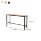 Modern Bar Table Brown Top Dining Table for Kitchen Living Room Coffee Room Clearhalo 'Bar Furniture' 'Bar Tables' 'bar_tables' 'furn' 'furn_bar_tables' 'Furniture' 'Kitchen & Dining Furniture' 6225976
