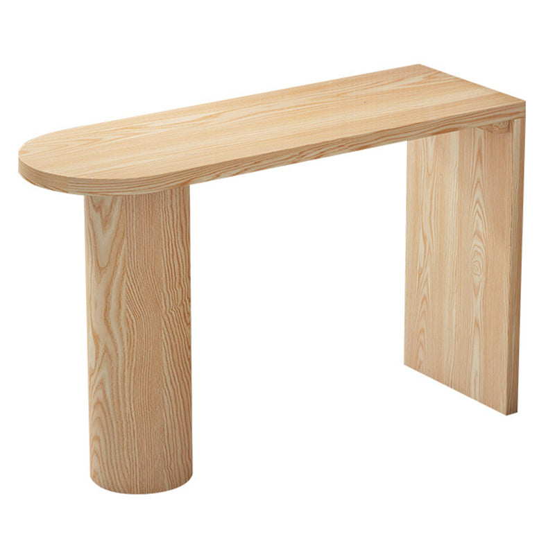 Contemporary Bar Table Solid Wood Specialty Pub Table for Outdoor Clearhalo 'Bar Furniture' 'Bar Tables' 'bar_tables' 'furn' 'furn_bar_tables' 'Furniture' 'Kitchen & Dining Furniture' 6226029