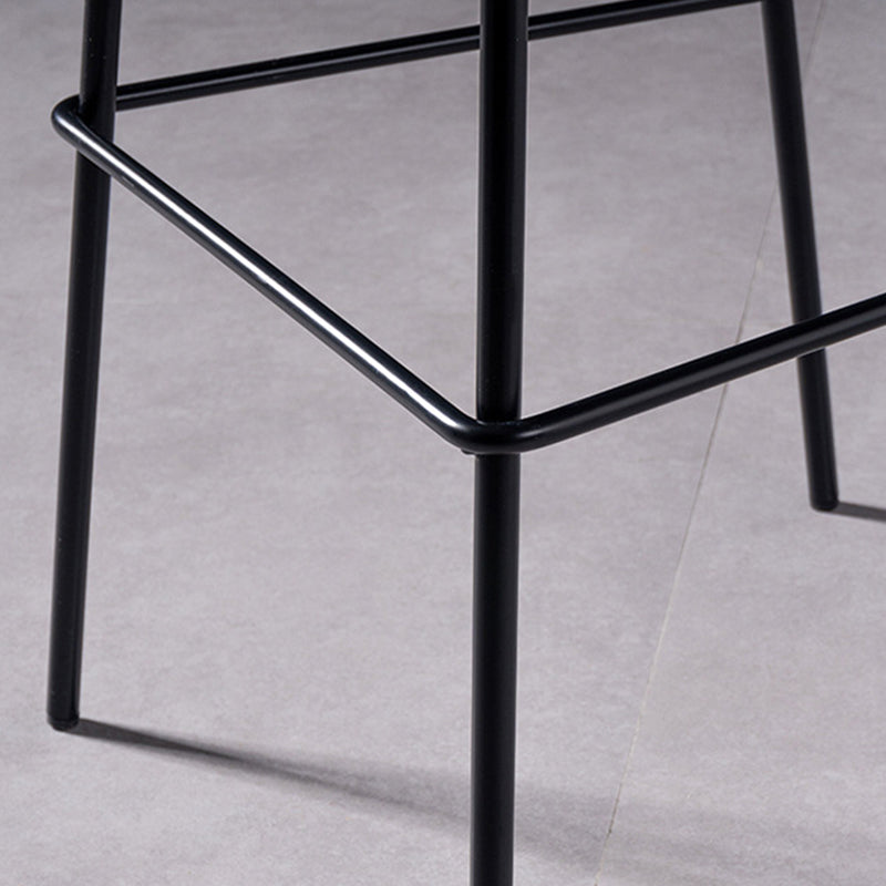 Contemporary Metal Bar Stool Plastic Counter Stools for Home Use Clearhalo 'Bar Furniture' 'Bar Stools' 'bar_stools' 'furn' 'furn_bar_stools' 'Furniture' 'Kitchen & Dining Furniture' 6226334