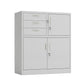Steel Filing Cabinet Contemporary Silver File Cabinet with Lock and Storage
