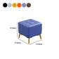 Glam Pouf Ottoman Genuine Leather Upholstered Tufted Square Ottoman with Chair Legs Clearhalo 'furn' 'furn_ottomans_poufs' 'Furniture' 'Living Room Furniture' 'Ottomans & Poufs' 'ottomans_poufs' 6227060