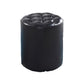 Modern Faux Leather Pouf Water Resistant Pure Color Square for Home Decor Black Round 1 Piece Clearhalo 'furn' 'furn_ottomans_poufs' 'Furniture' 'Living Room Furniture' 'Ottomans & Poufs' 'ottomans_poufs' 6227063