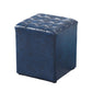 Modern Faux Leather Pouf Water Resistant Pure Color Square for Home Decor Clearhalo 'furn' 'furn_ottomans_poufs' 'Furniture' 'Living Room Furniture' 'Ottomans & Poufs' 'ottomans_poufs' 6227071