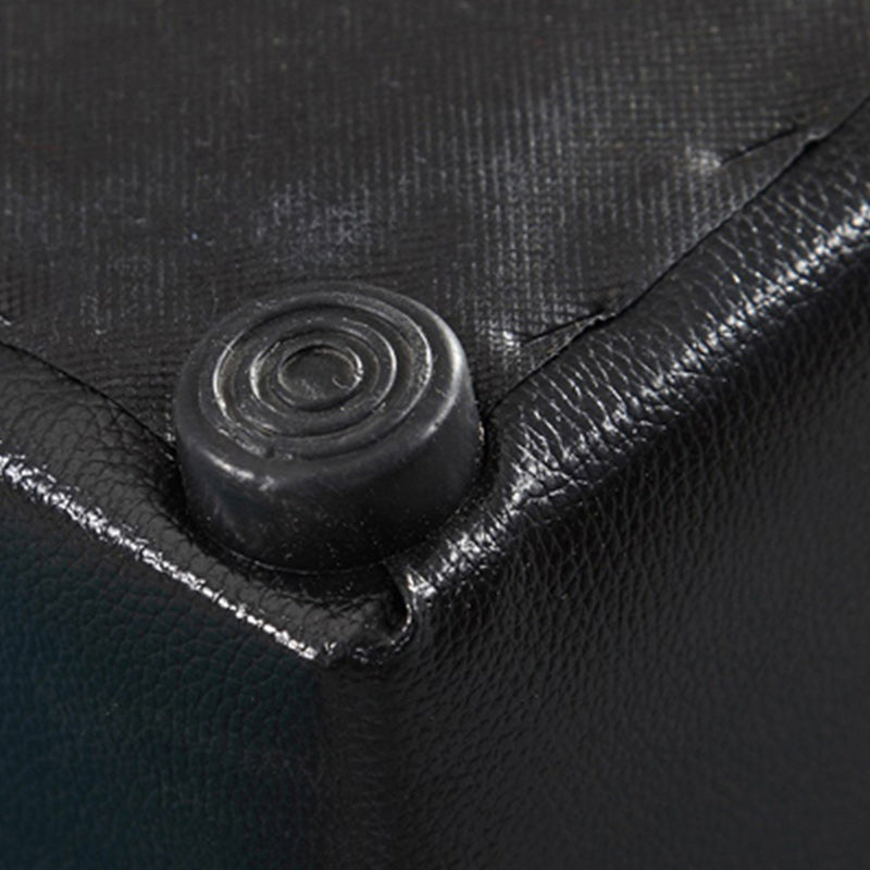 Modern Faux Leather Pouf Water Resistant Pure Color Square for Home Decor Clearhalo 'furn' 'furn_ottomans_poufs' 'Furniture' 'Living Room Furniture' 'Ottomans & Poufs' 'ottomans_poufs' 6227079