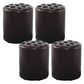 Modern Faux Leather Pouf Water Resistant Pure Color Square for Home Decor Coffee Round 4 Piece Set Clearhalo 'furn' 'furn_ottomans_poufs' 'Furniture' 'Living Room Furniture' 'Ottomans & Poufs' 'ottomans_poufs' 6227088