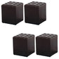 Modern Faux Leather Pouf Water Resistant Pure Color Square for Home Decor Coffee Square 4 Piece Set Clearhalo 'furn' 'furn_ottomans_poufs' 'Furniture' 'Living Room Furniture' 'Ottomans & Poufs' 'ottomans_poufs' 6227109